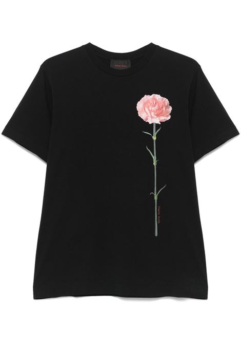 T-shirt con stampa in nero Simone Rocha - uomo